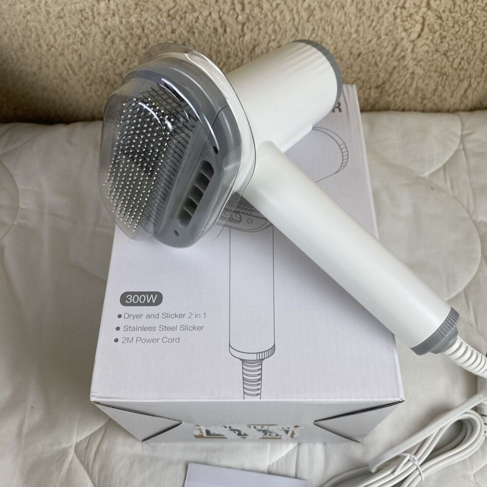 SIHEPETSHOPS Dog Hair Dryer 2 In 1 Dog Brush For Small Dog And Cat